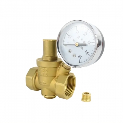 Brass Water Pressure Reducing Maintaining Valv...