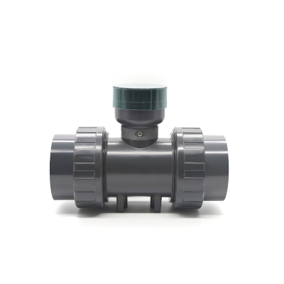1 inch to 3 inch Smart Digital Display Flowmeter RS-485 Remote Signal Transmission Control LCD Electronic PVC Water Flow Sensor