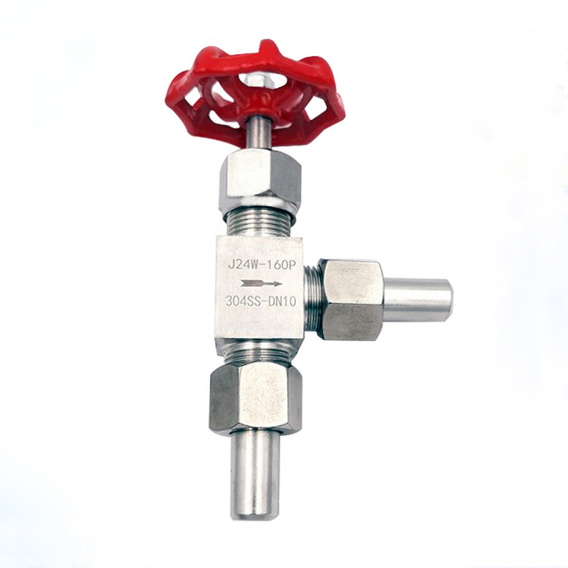 304 Stainless Steel Angle Needle Valve J24W160P Welded Needle Valves