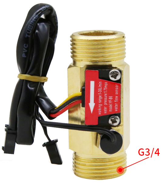 Brass Water Flow Sensor with Temperature Detection Supplier-Motorized ...
