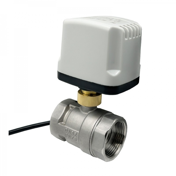 304 Stainless Steel Waterproof Motorized Ball Valve 220V 12V 24V 3-Wire 2 Control Electric Ball Valve