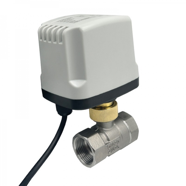 304 Stainless Steel Waterproof Motorized Ball Valve 220V 12V 24V 3-Wire 2 Control Electric Ball Valve