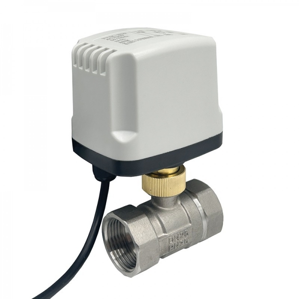 304 Stainless Steel Waterproof Motorized Ball Valve 220V 12V 24V 3-Wire 2 Control Electric Ball Valve