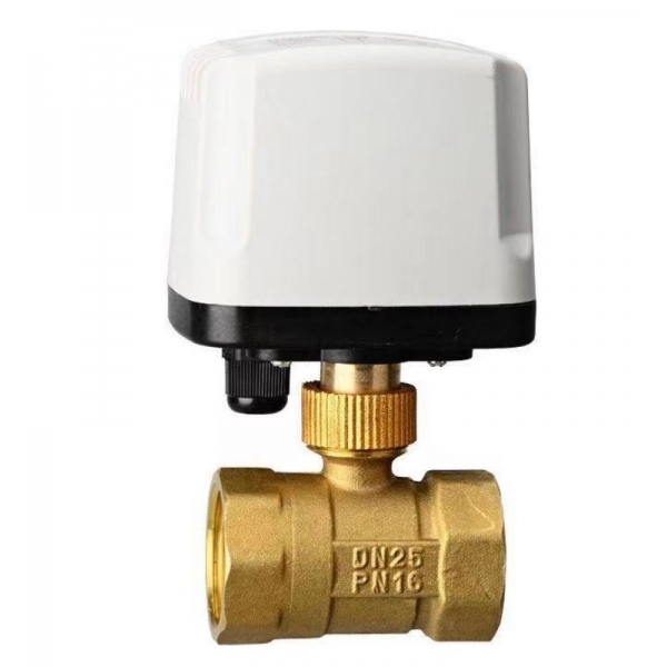  IP65 Waterproof Motorized Ball Valve 3-Wire 2 Control Brass Electric Ball Valve Big Torque Metal Motor