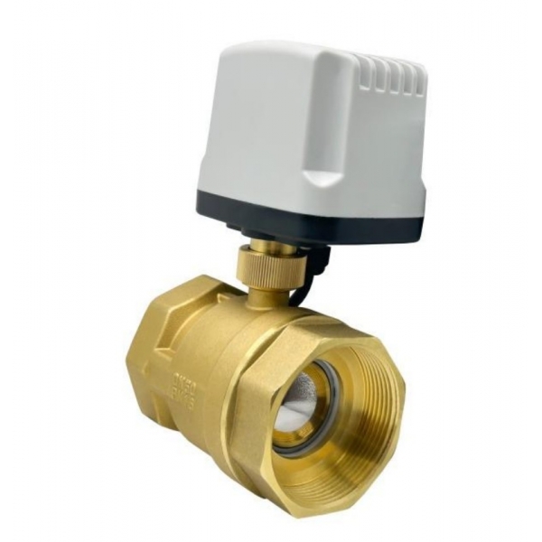  IP65 Waterproof Motorized Ball Valve 3-Wire 2 Control Brass Electric Ball Valve Big Torque Metal Motor