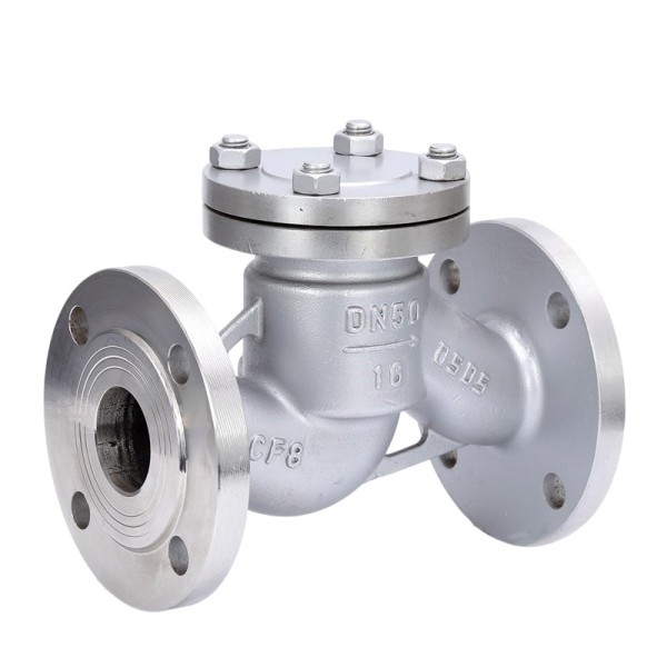 1/2inch to 4inch 304 Stainless Steel Lift Check Valve H41W-16P Horizontal Horizontal Flange Connection Valve One-way Check Valve