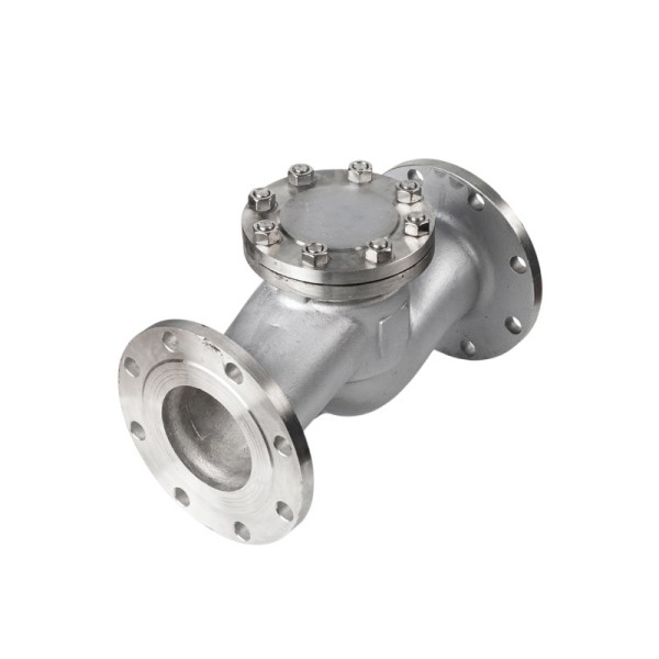 1/2inch to 4inch 304 Stainless Steel Lift Check Valve H41W-16P Horizontal Horizontal Flange Connection Valve One-way Check Valve