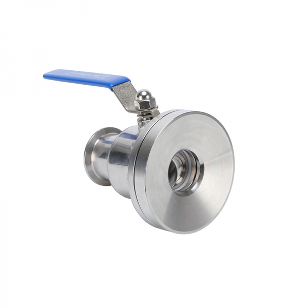 19mm to 102mm Sanitary Quick Release Tank Bottom Ball Valve Stainless Steel Flanged Tank Bottom Valve for Dairy Homebrewing