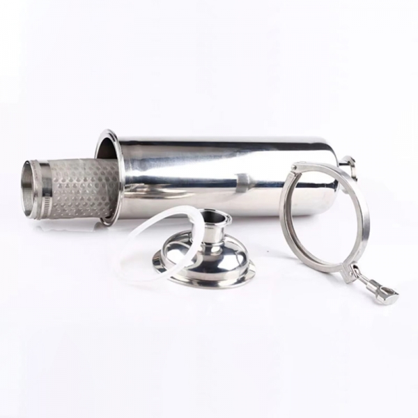 19mm to 102mm Food Grade Stainless Steel Clamp Type Quick Fitting Angle Filter Flexible Angle Filter Clamp Pipe Double Filter