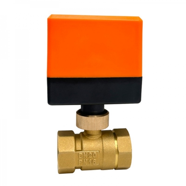 2 Way  Motorized Ball Valve 220V 12V 24V 3-Wire 2 Point Control Brass Electric Ball Valve
