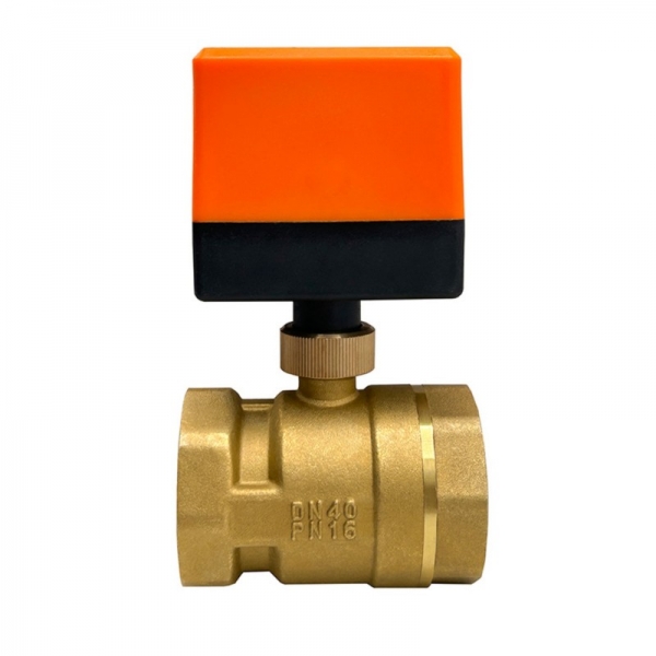 2 Way  Motorized Ball Valve 220V 12V 24V 3-Wire 2 Point Control Brass Electric Ball Valve